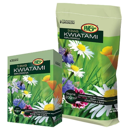 Trawa GR malowana kwiatami 5 kg